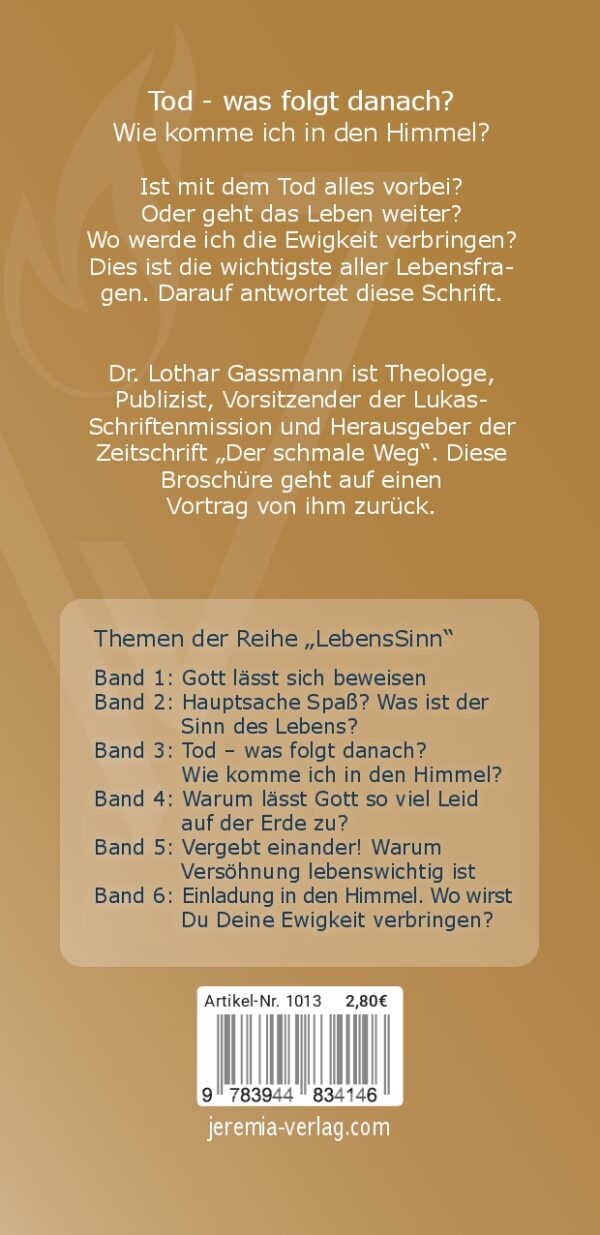 Tod - was folgt danach?