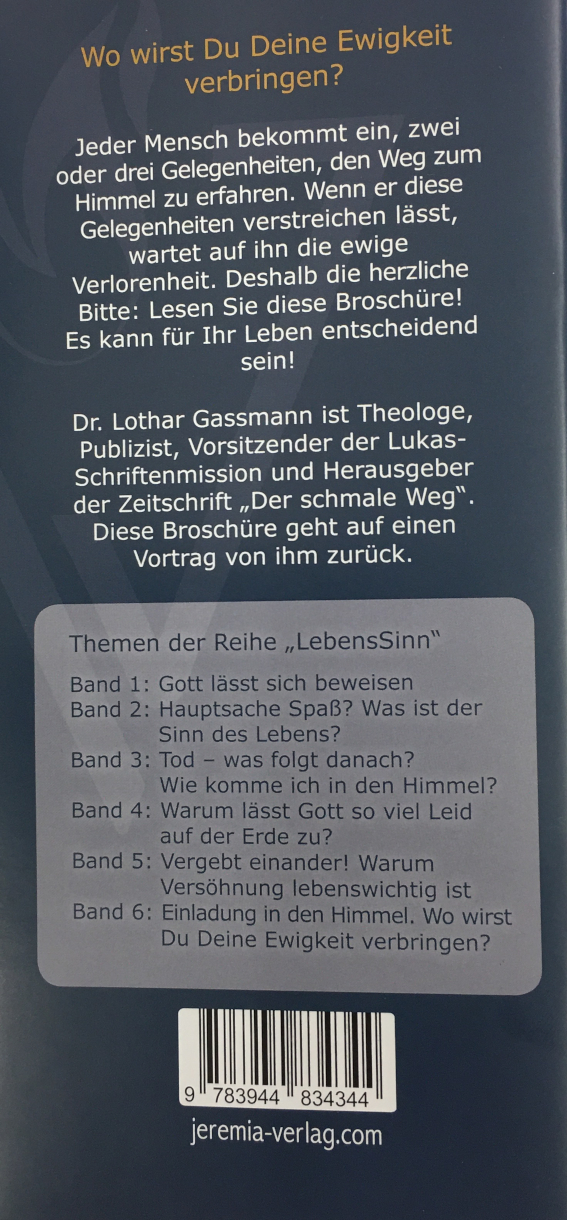 Einladung in den Himmel