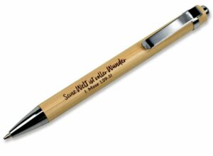 Kugelschreiber_bambus Kugelschreiber Bambus