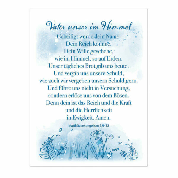 Vaterunser-Fliese Keramikfliese "Vaterunser"
